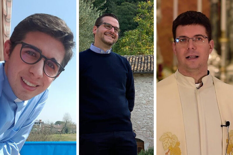 Don Christian Marchica, Don Michele Frappa e Don Daniele Morettin a supporto degli uffici pastorali diocesani